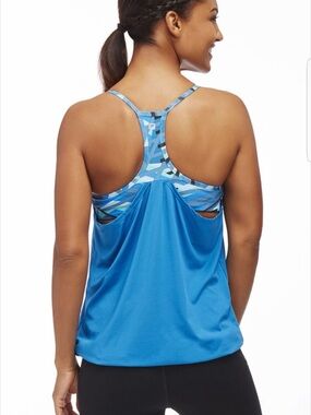 Fabletics Norwalk Tank top XL women active shelf bra shirt